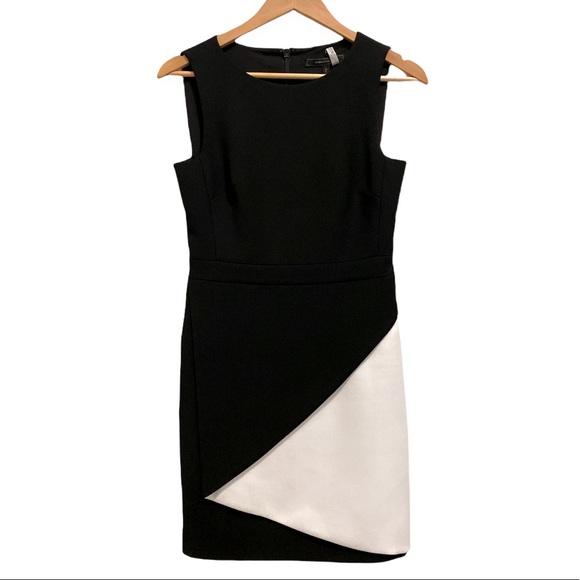 🌸BCBG MAXAZRIA Black & White Dress🌸 - Picture 1 of 7